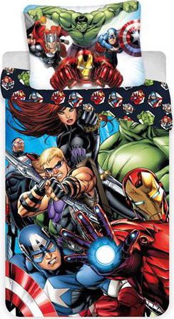 Licenční  bavlněné povlečení Avengers.