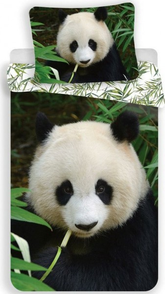Licenční bavlněné povlečení Panda.