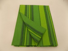 Ubrus bavlna směs Zelený pruh 160x140 cm.