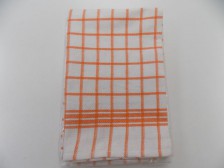 Utěrka bavlna Lux Oranžová kostka 50x70 cm.